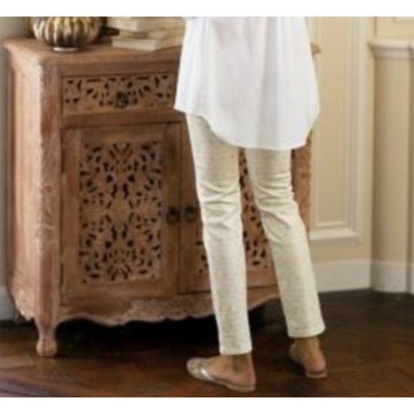 SOFT SURROUNDINGS Midas Touch Gold Pull on Pants. Size L - Picture 6 of 6